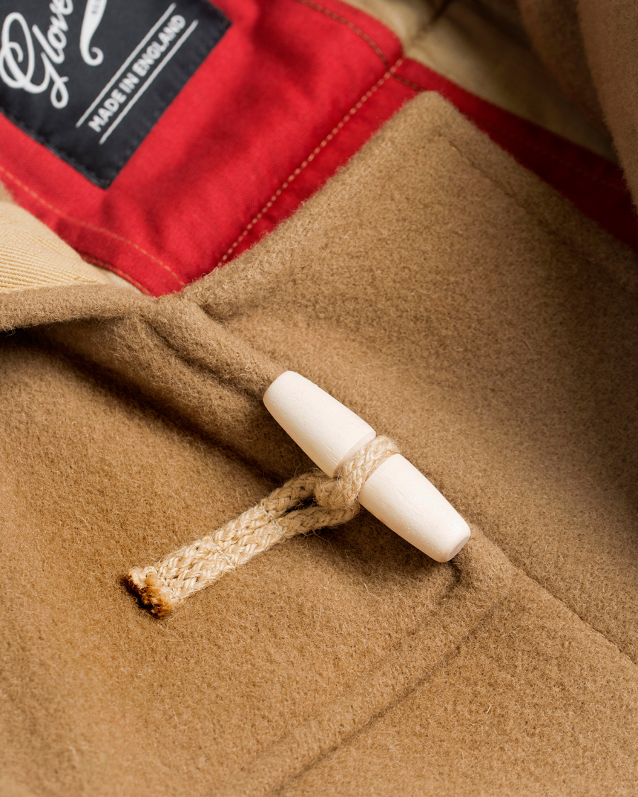 Herr | Jackor | Gloverall | Flag Monty Mid Length Duffle Camel
