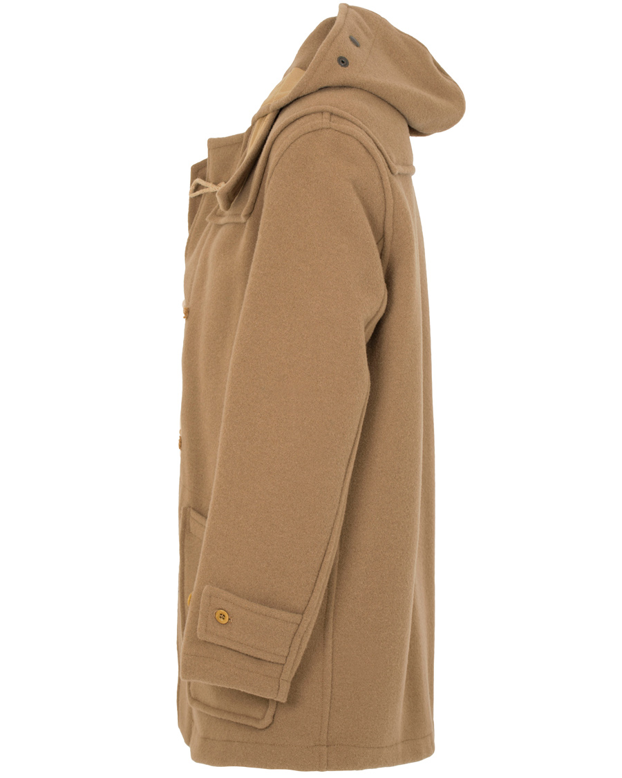 Herr | Jackor | Gloverall | Flag Monty Mid Length Duffle Camel