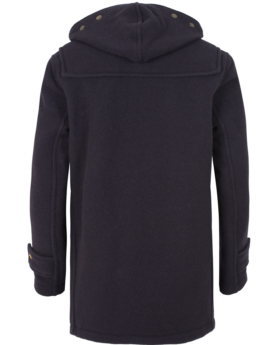 Herr | Jackor | Gloverall | Flag Monty Mid Length Duffle Navy