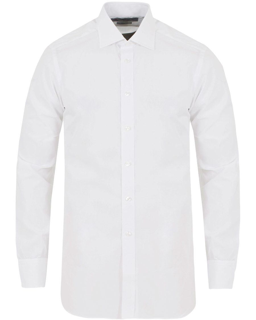 Herr | Skjortor | Turnbull & Asser | Slim Fit Poplin Shirt White