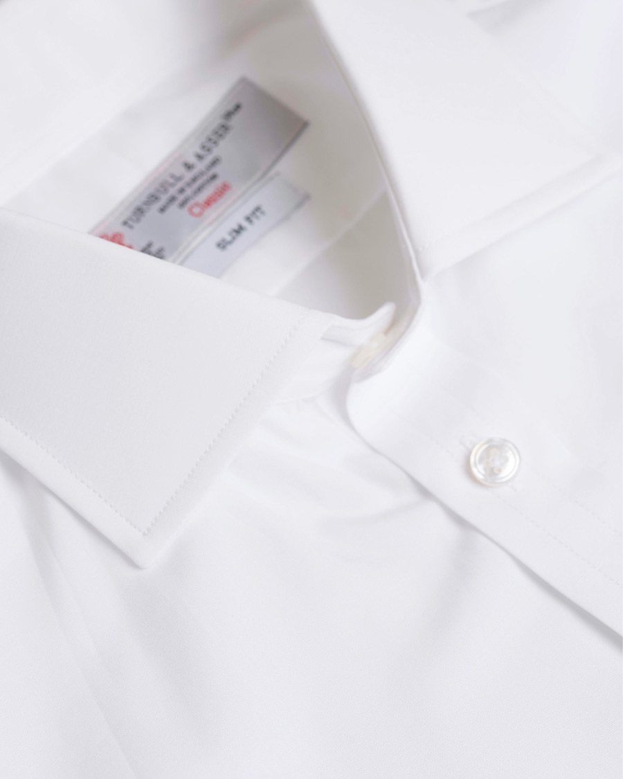 Herr | Skjortor | Turnbull & Asser | Slim Fit Poplin Shirt White