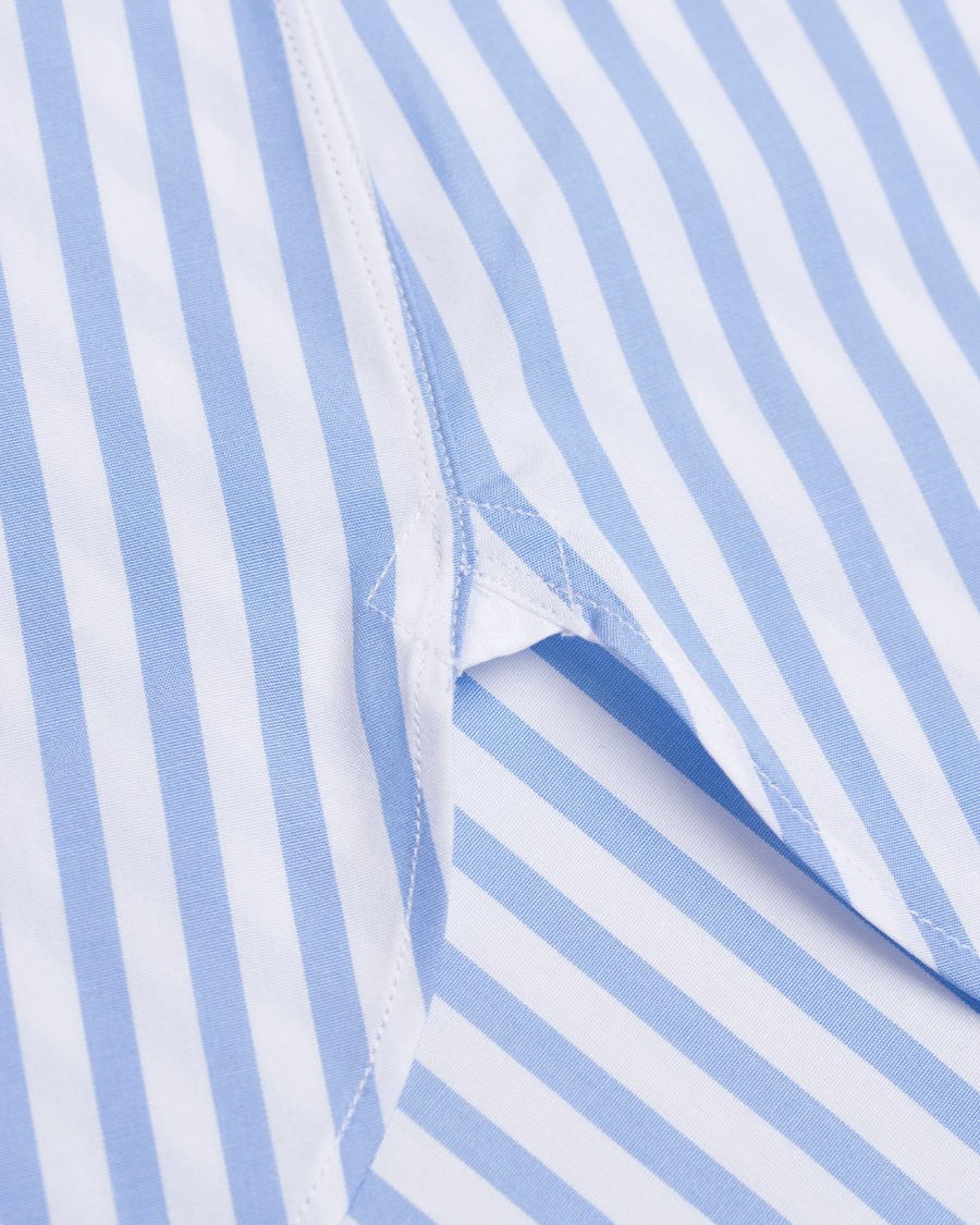 Herr | Skjortor | Turnbull & Asser | Slim Fit Bengal Stripe Shirt Light Blue