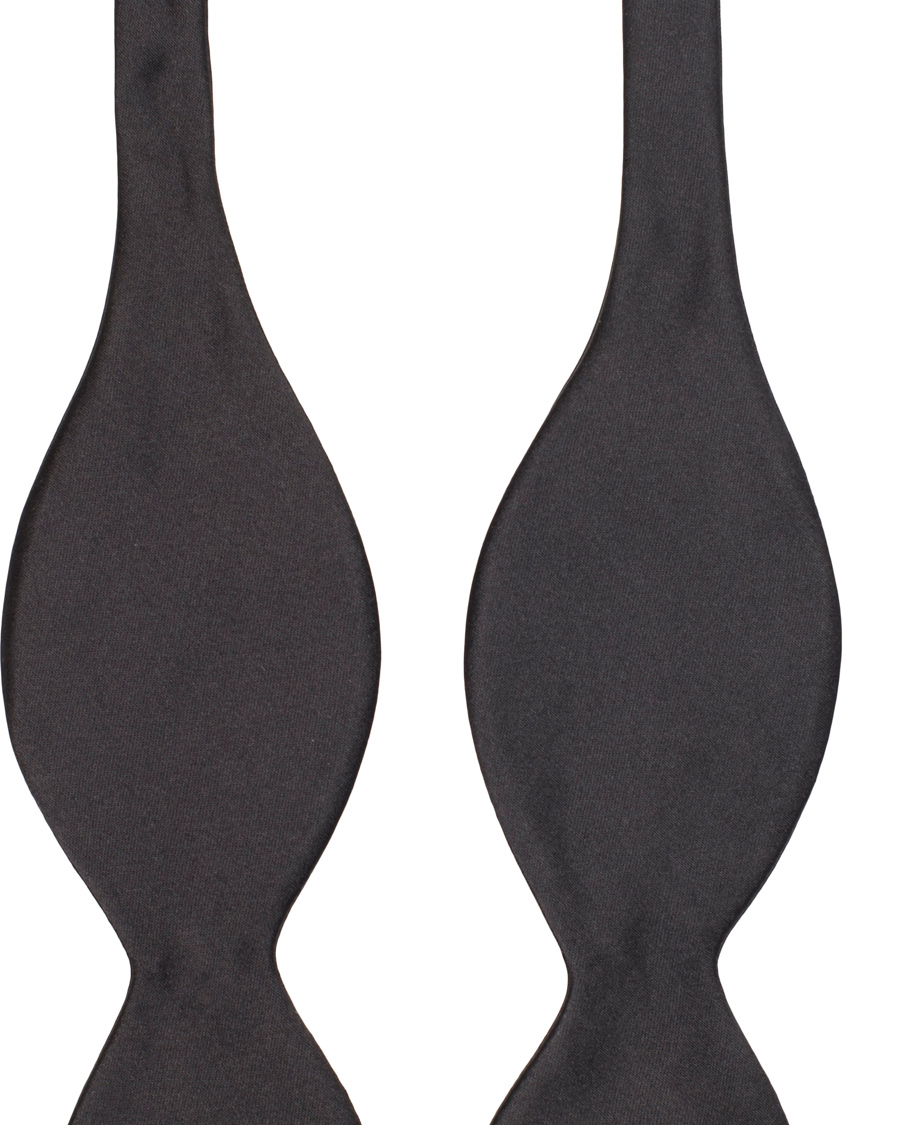 Herr | Turnbull & Asser Satin Bowtie Black | Turnbull & Asser | Satin Bowtie Black