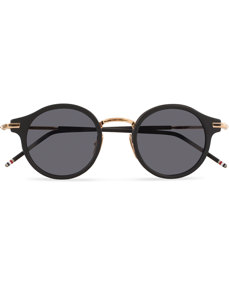 Herr | Thom Browne TB-807 Sunglasses Matte Black/Dark Grey | Thom Browne | TB-807 Sunglasses Matte Black/Dark Grey