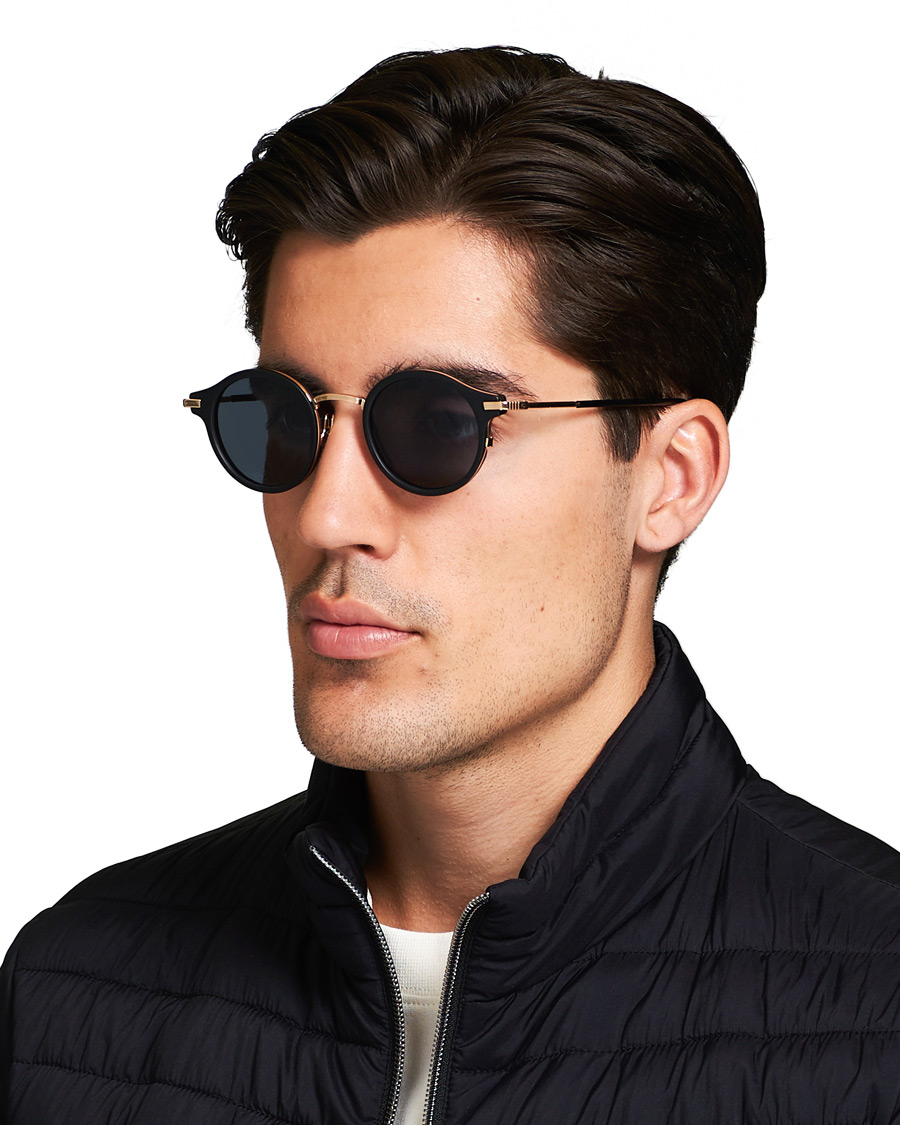 Herr | Thom Browne TB-807 Sunglasses Matte Black/Dark Grey | Thom Browne | TB-807 Sunglasses Matte Black/Dark Grey
