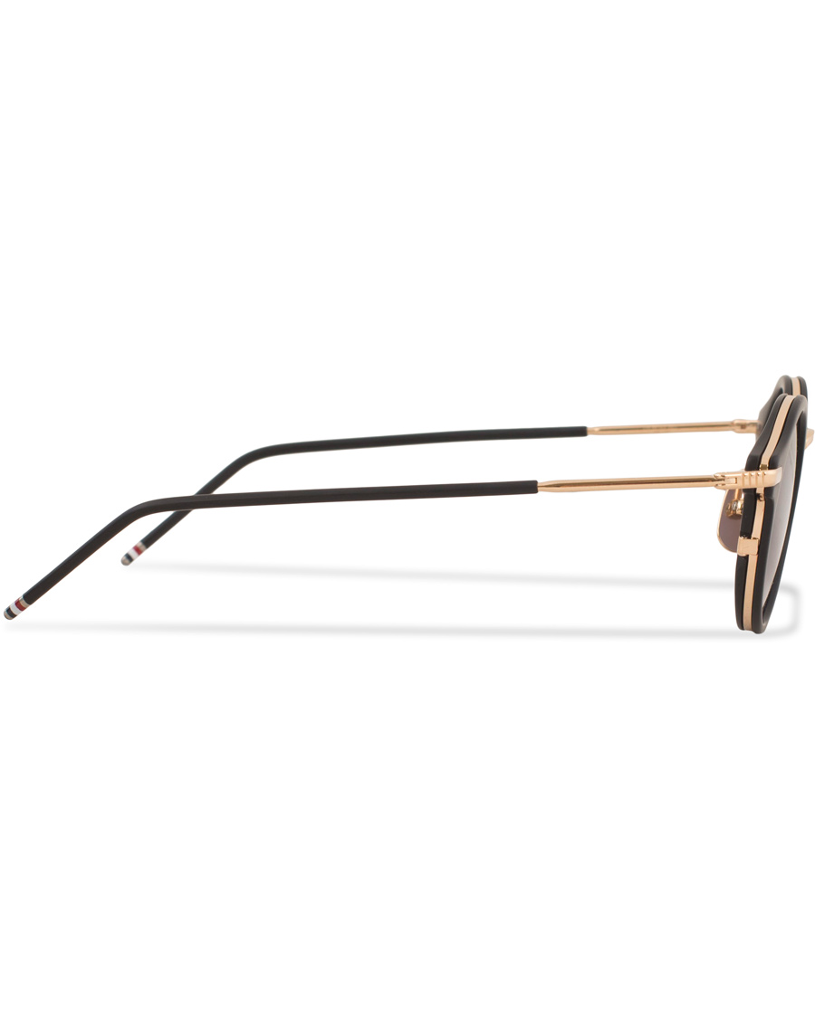 Herr | Thom Browne TB-807 Sunglasses Matte Black/Dark Grey | Thom Browne | TB-807 Sunglasses Matte Black/Dark Grey