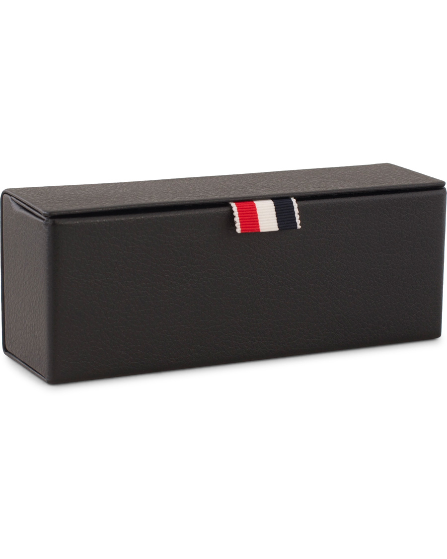 Herr | Thom Browne TB-801 Sunglasses Shiny Silver/Dark Grey | Thom Browne | TB-801 Sunglasses Shiny Silver/Dark Grey