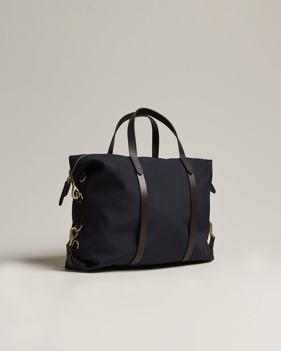 Herr | Väskor | Mismo | M/S Utility Nylon Duffle Bag Navy/Dark Brown