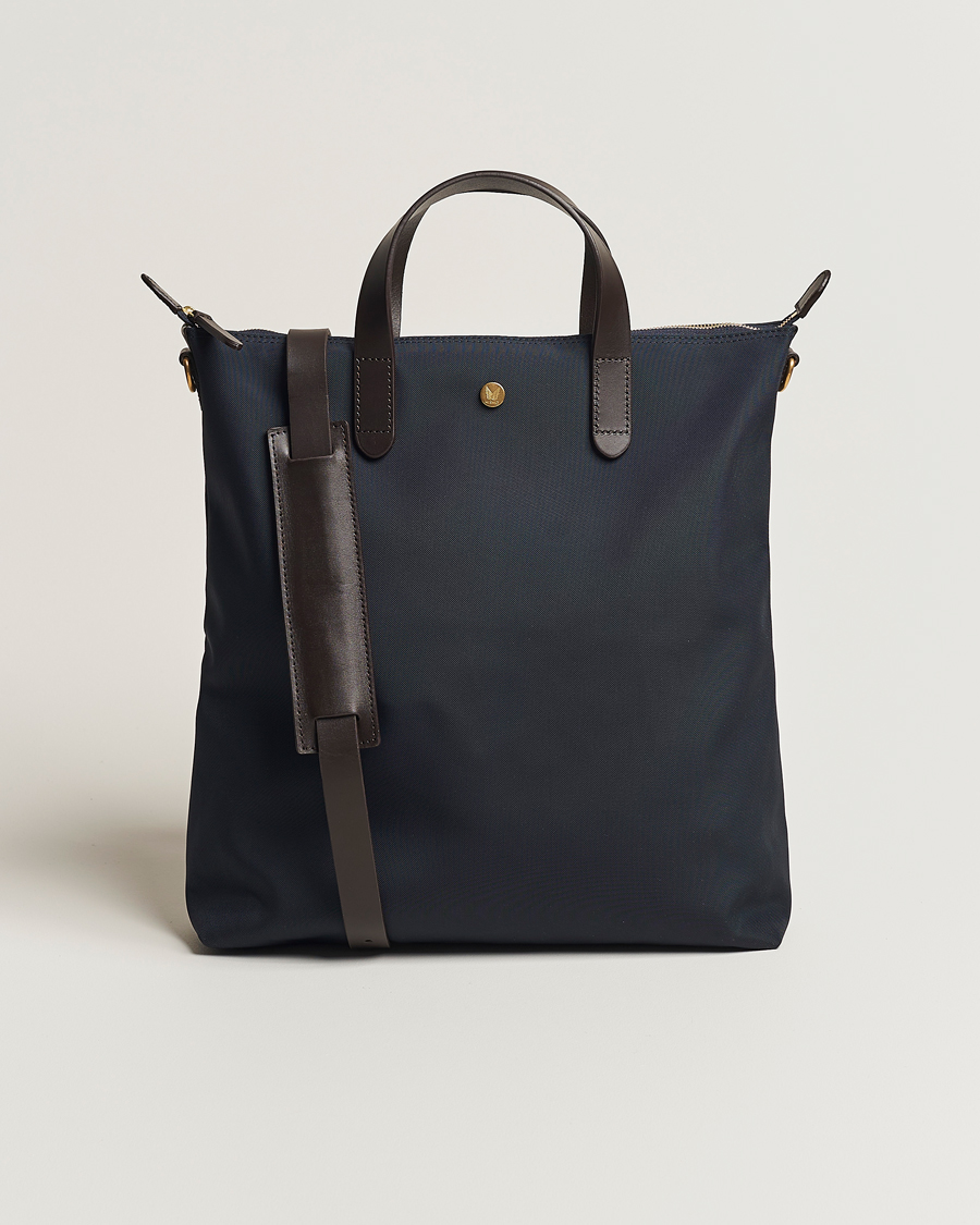 Herr | Väskor | Mismo | M/S Canvas Shopper Navy/Dark Brown