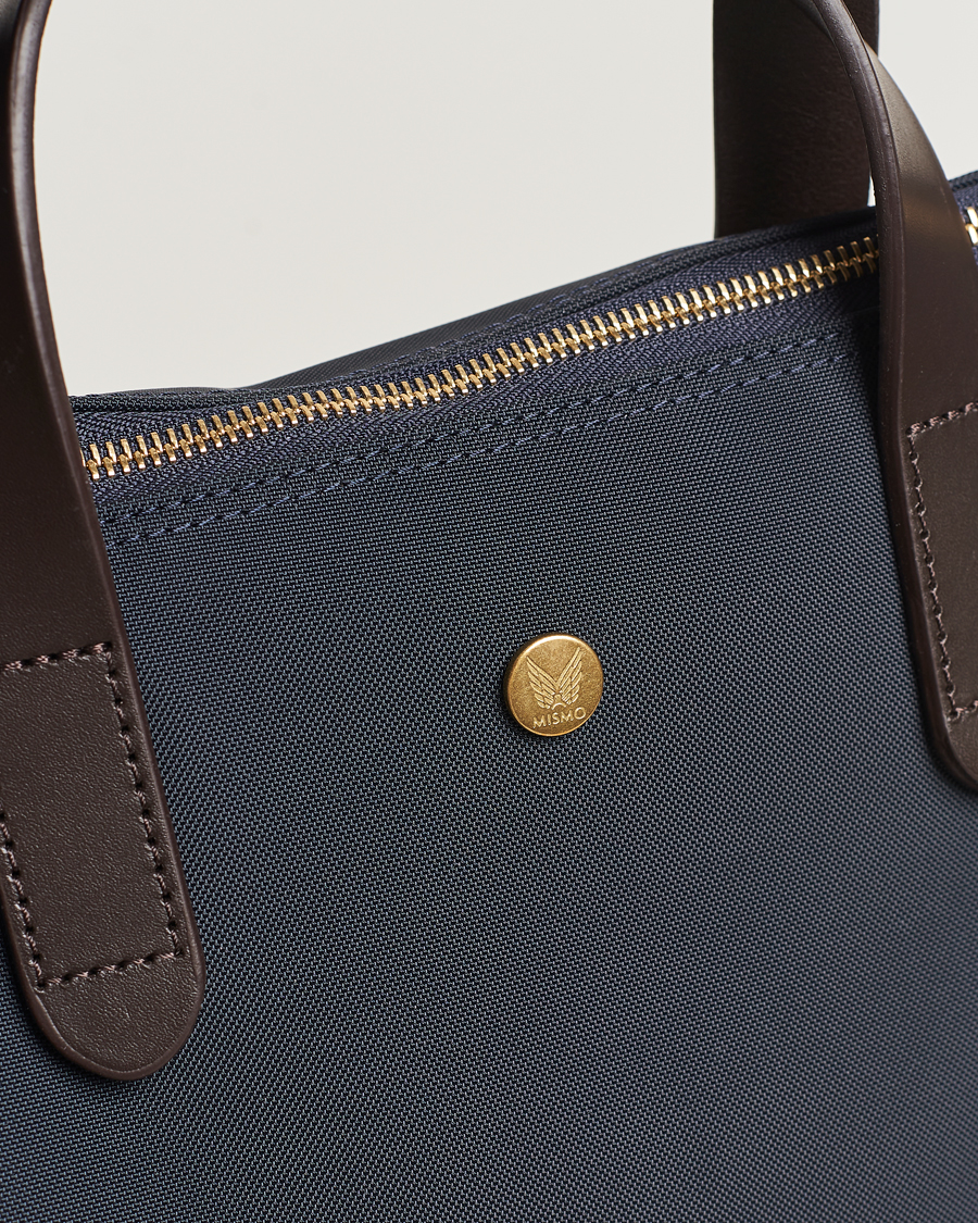 Herr | Väskor | Mismo | M/S Canvas Shopper Navy/Dark Brown