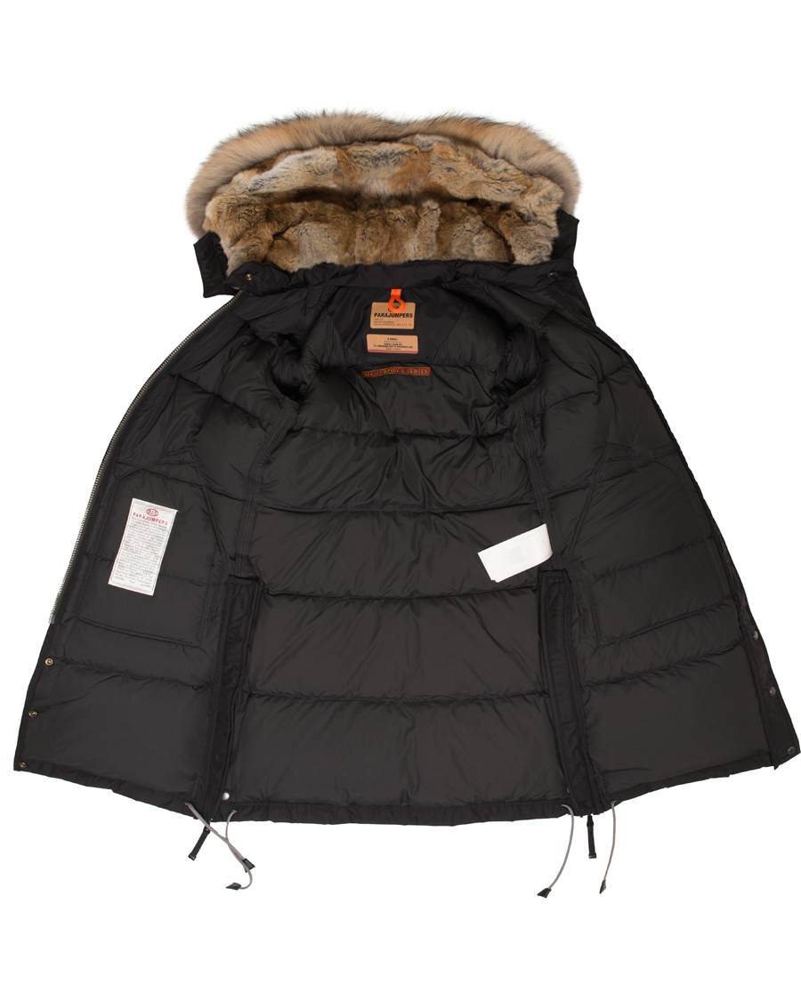 Herr | Parajumpers Woman Long Bear Masterpiece Jacket Black | Parajumpers | Woman Long Bear Masterpiece Jacket Black