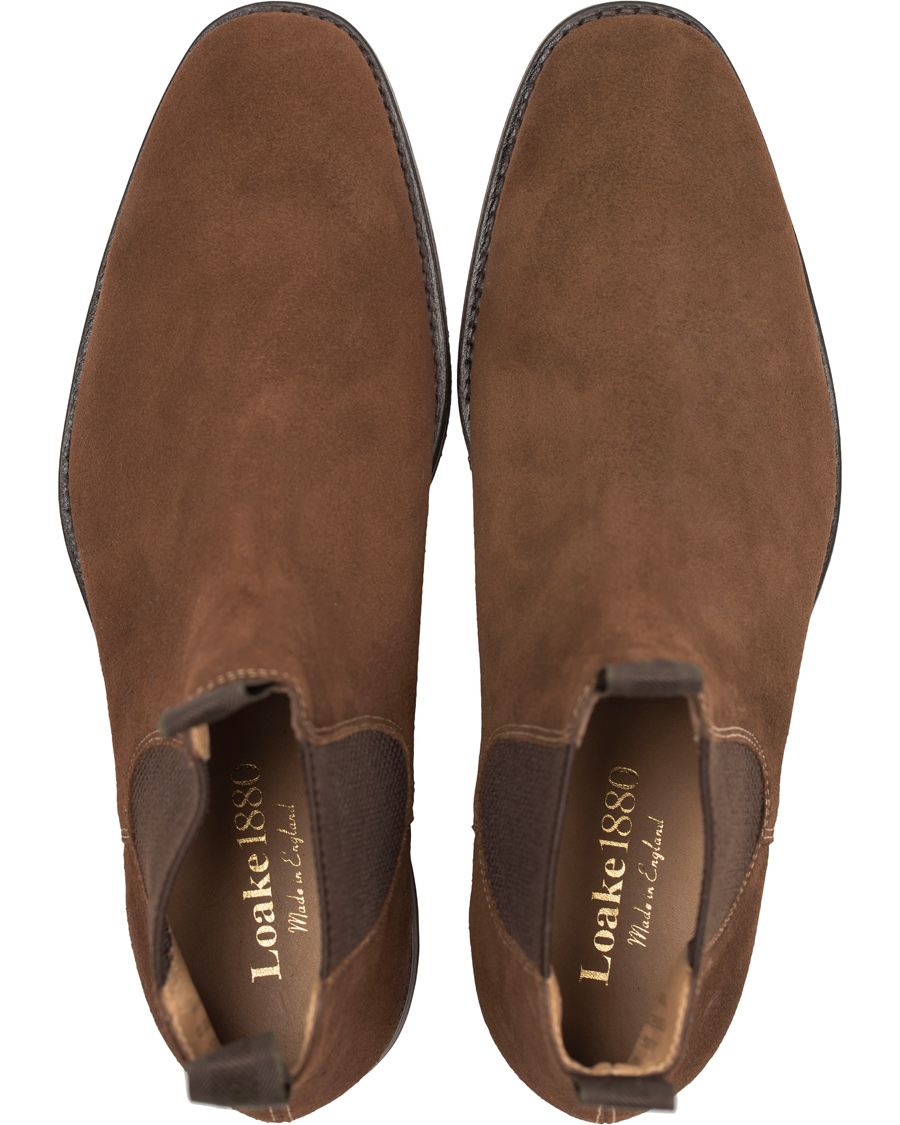 Herr | Loake 1880 Chatsworth Chelsea Boot Brown Suede | Loake 1880 | Chatsworth Chelsea Boot Brown Suede