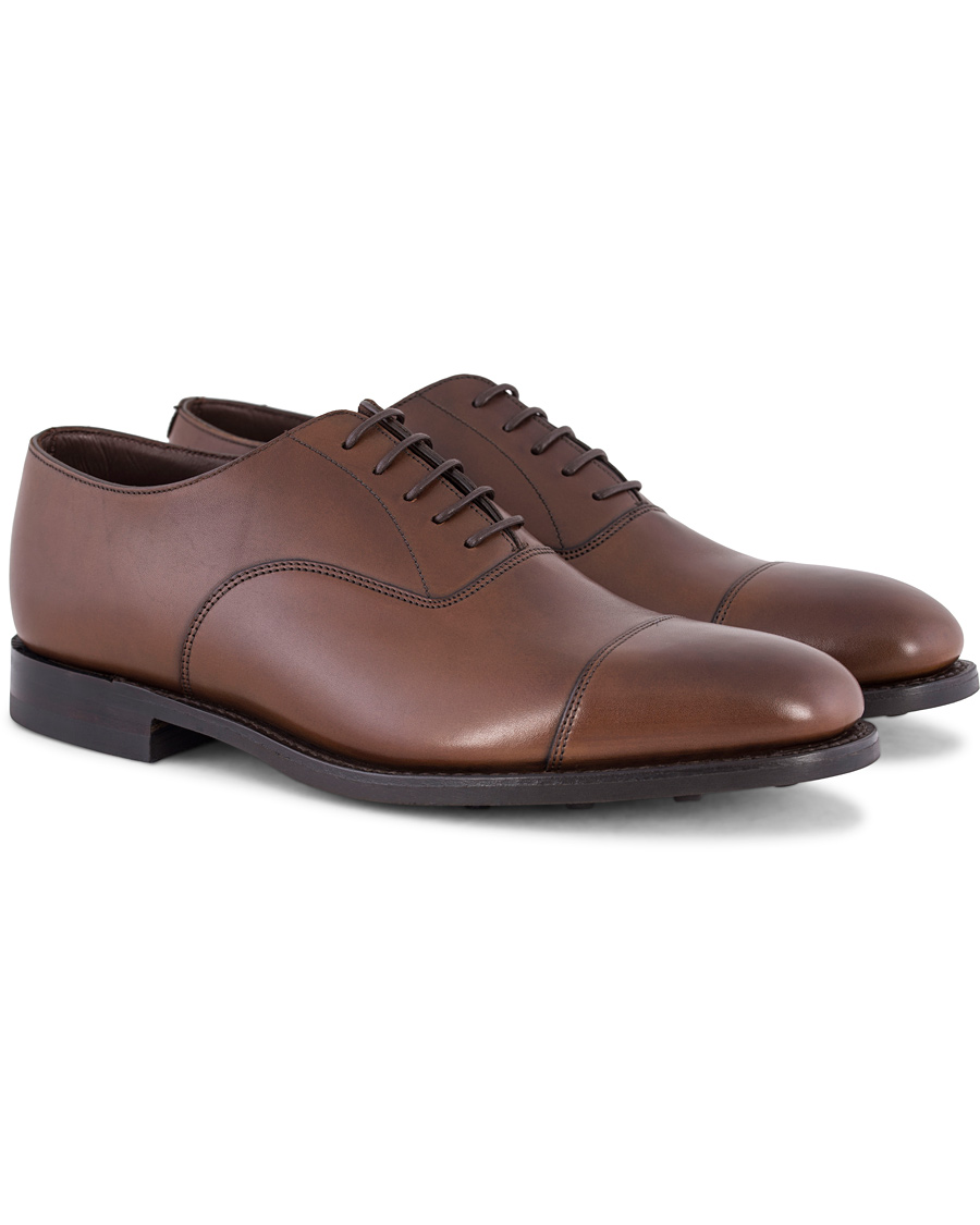 Herr | Loake 1880 Aldwych Oxford Single Danite Dark Brown Calf | Loake 1880 | Aldwych Oxford Single Danite Dark Brown Calf