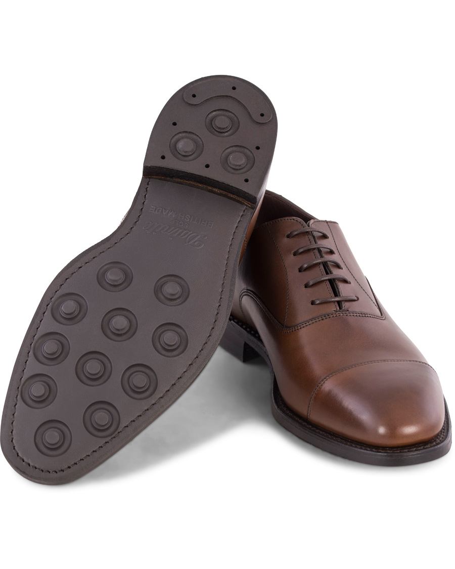 Herr | Loake 1880 Aldwych Oxford Single Danite Dark Brown Calf | Loake 1880 | Aldwych Oxford Single Danite Dark Brown Calf