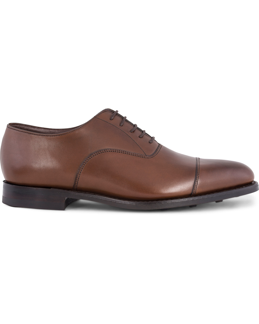 Herr | Loake 1880 Aldwych Oxford Single Danite Dark Brown Calf | Loake 1880 | Aldwych Oxford Single Danite Dark Brown Calf