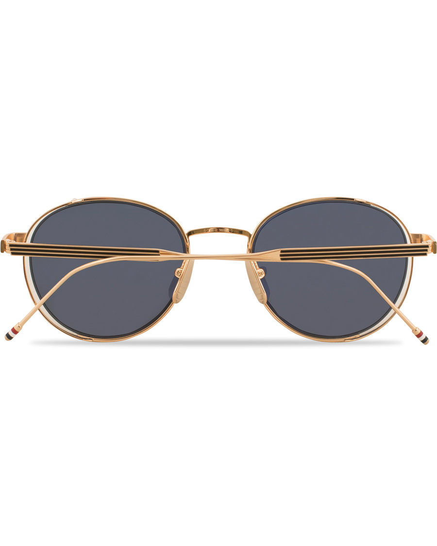 Herr | Thom Browne TB-106 Sunglasses Dark Grey/12 Carat Gold | Thom Browne | TB-106 Sunglasses Dark Grey/12 Carat Gold
