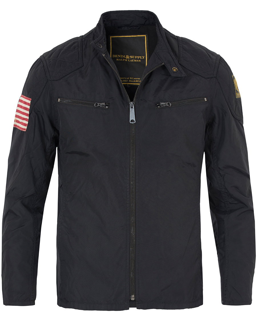 Herr | Jackor | Denim & Supply Ralph Lauren | Motorcycle Jacket Polo Black