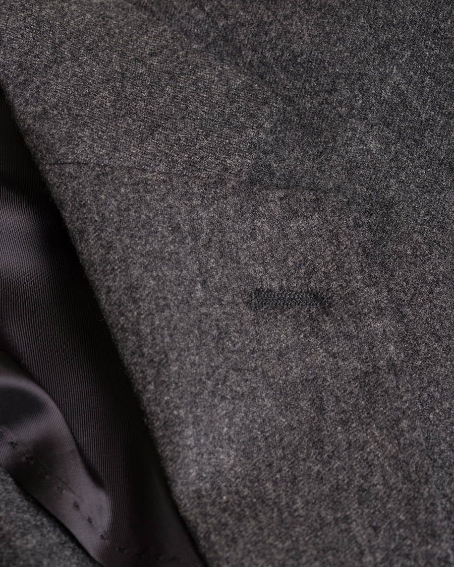 Herr | Kavajer | Oscar Jacobson | Einar Flannel Blazer Dark Grey