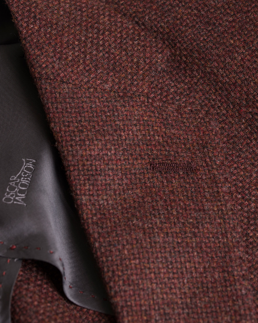 Herr | Kavajer | Oscar Jacobson | Einar Structure Blazer Red
