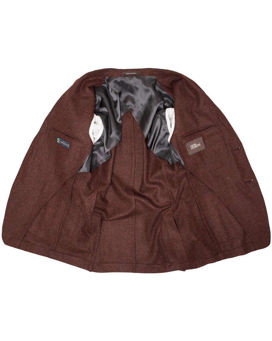 Herr | Kavajer | Oscar Jacobson | Einar Structure Blazer Red