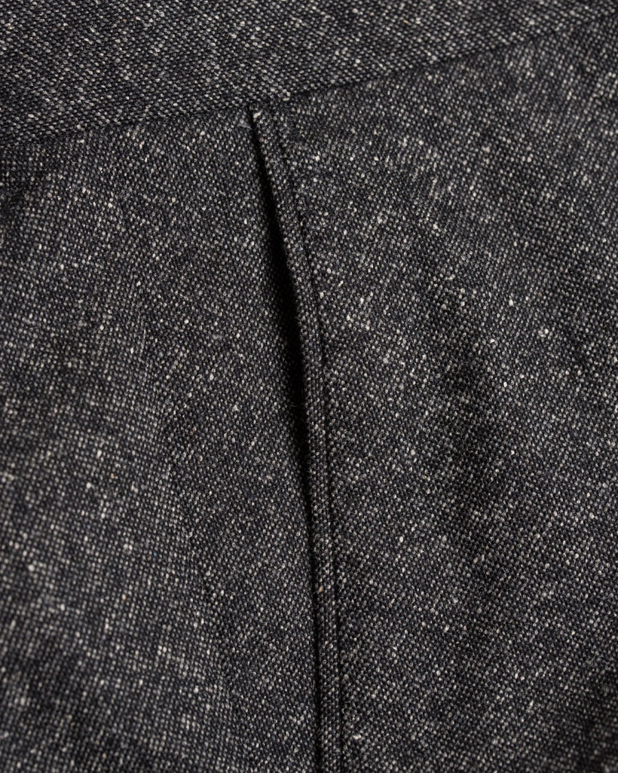 Herr | Byxor | Oscar Jacobson | Damien Lambswool Trousers Dark Grey