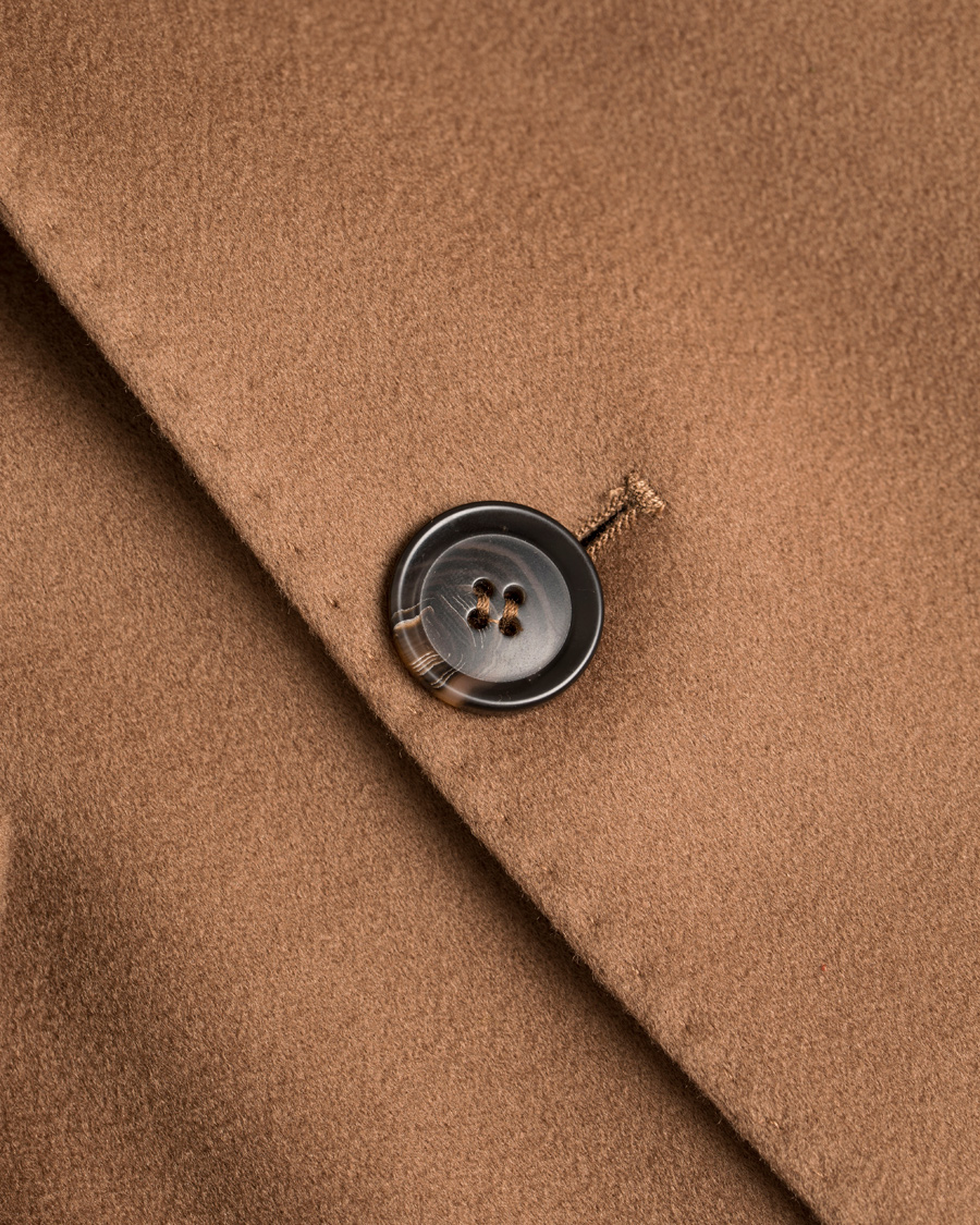Herr | Jackor | Oscar Jacobson | Savile Row Loro Piana Storm System Coat Dark Brown