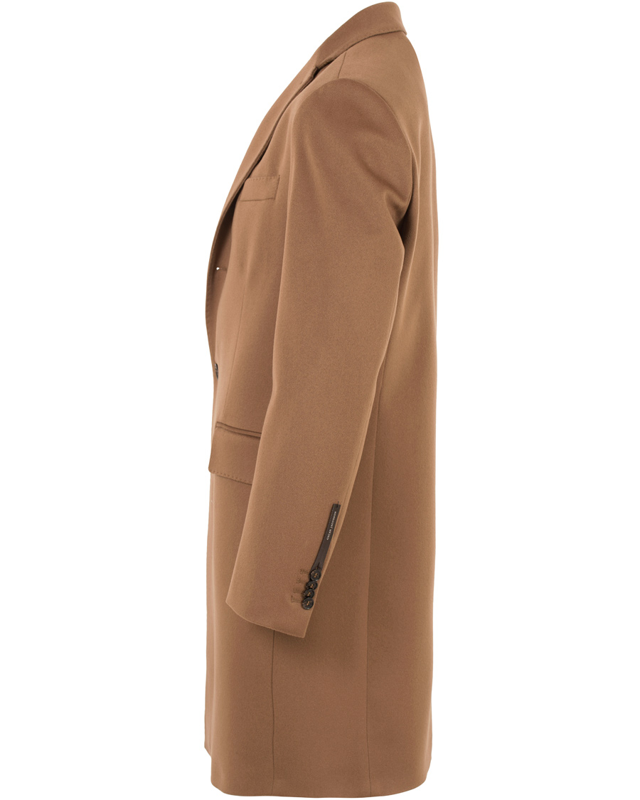 Herr | Jackor | Oscar Jacobson | Savile Row Loro Piana Storm System Coat Dark Brown