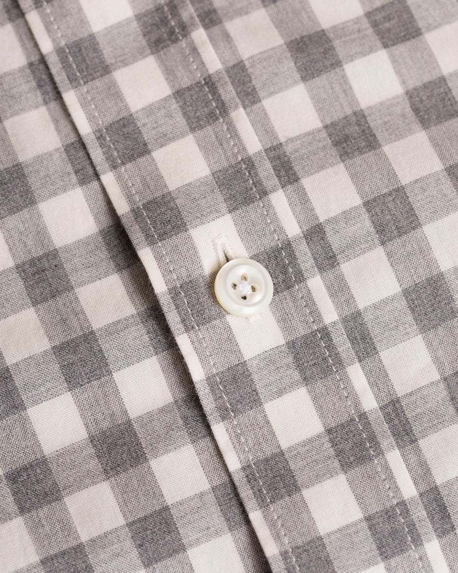 Herr | Skjortor | Oscar Jacobson | Herman 2 Flannel Check Shirt Grey