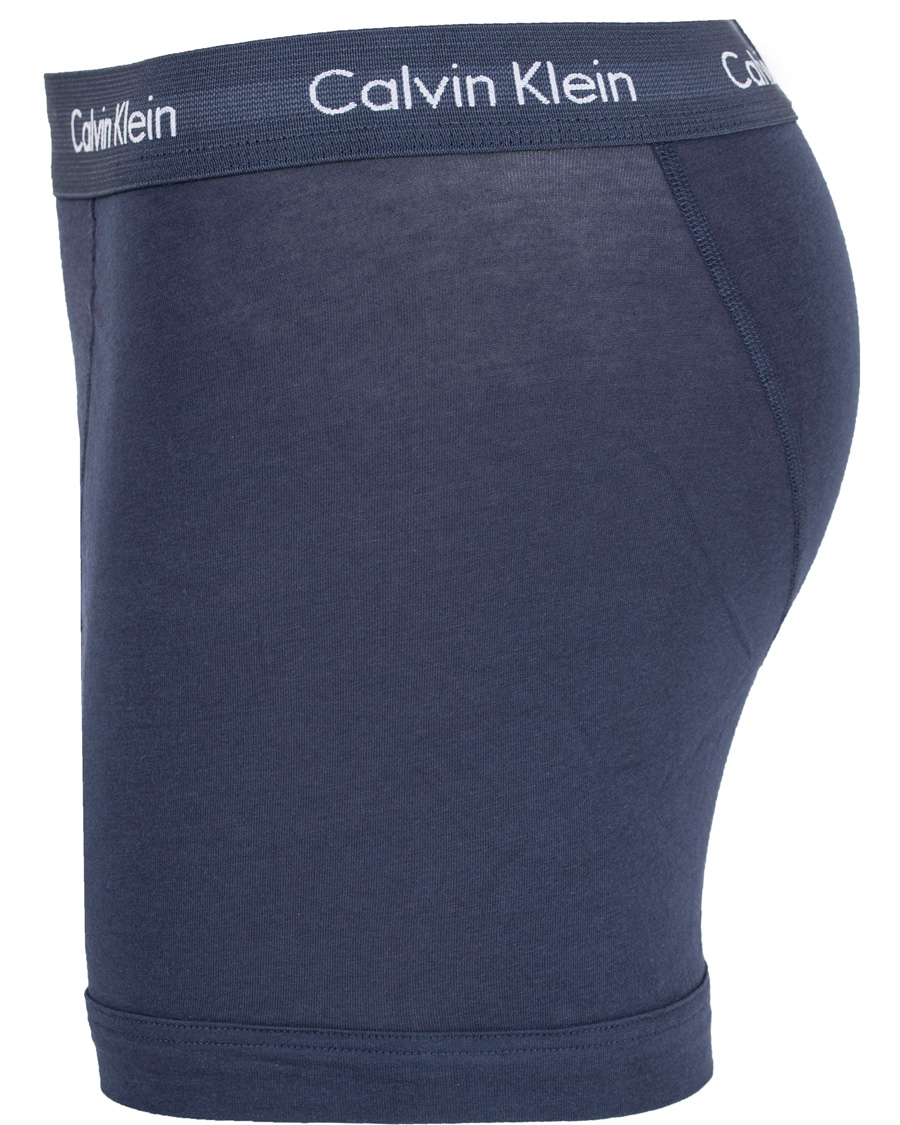 Herr | Underkläder | Calvin Klein | Cotton Stretch Long Leg Trunk 3-pack Blue/Black/Cobolt