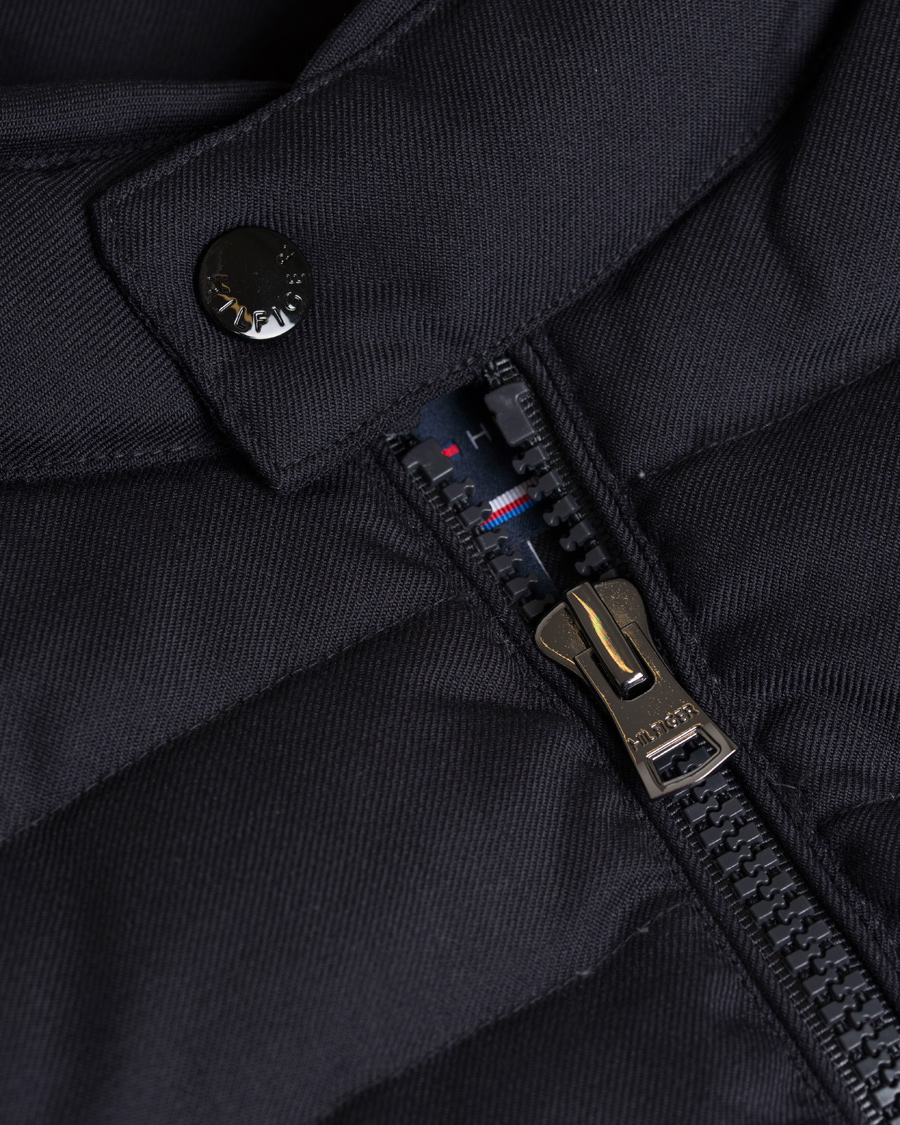 Herr | Jackor | Tommy Hilfiger | Wool Flannel Bomber Jacket Midnight