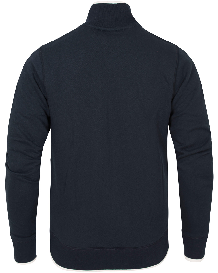 Herr | Tröjor | Tommy Hilfiger | Nate Zip-Trough Sweater Navy Blazer