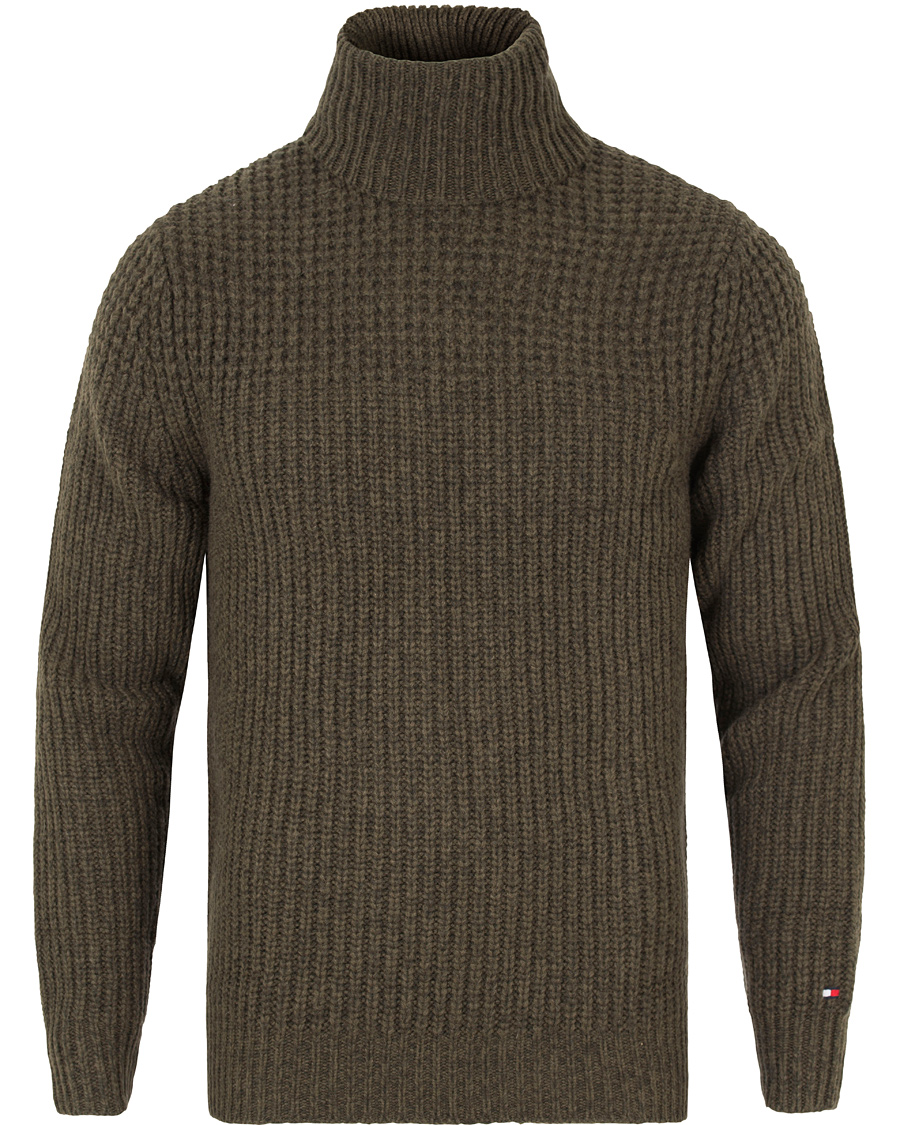 Herr | Tröjor | Tommy Hilfiger | Fayo Knitted Rollneck Rosin Heather