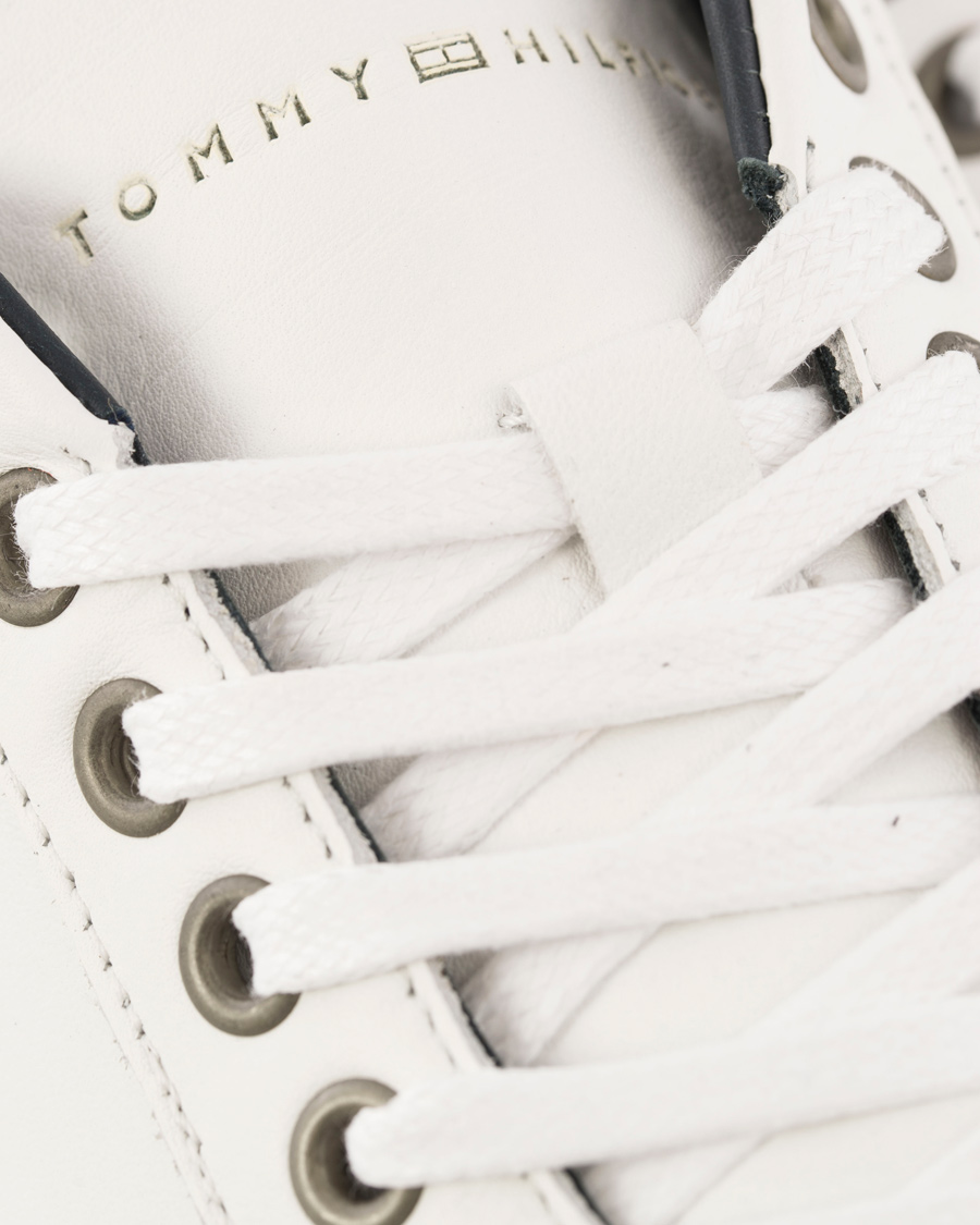 Herr | Tommy Hilfiger Mount Sneaker White Leather | Tommy Hilfiger | Mount Sneaker White Leather