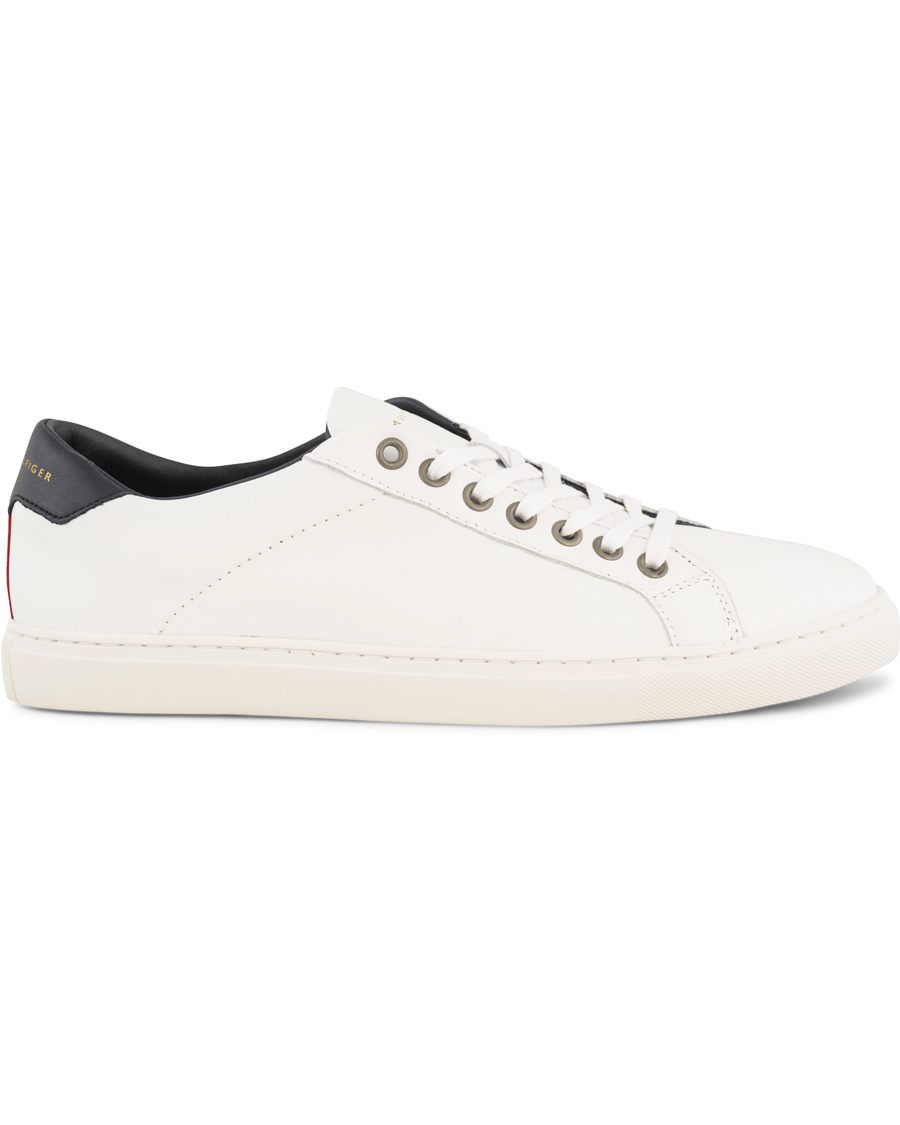 Herr | Tommy Hilfiger Mount Sneaker White Leather | Tommy Hilfiger | Mount Sneaker White Leather
