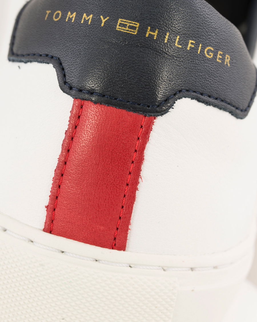 Herr | Tommy Hilfiger Mount Sneaker White Leather | Tommy Hilfiger | Mount Sneaker White Leather