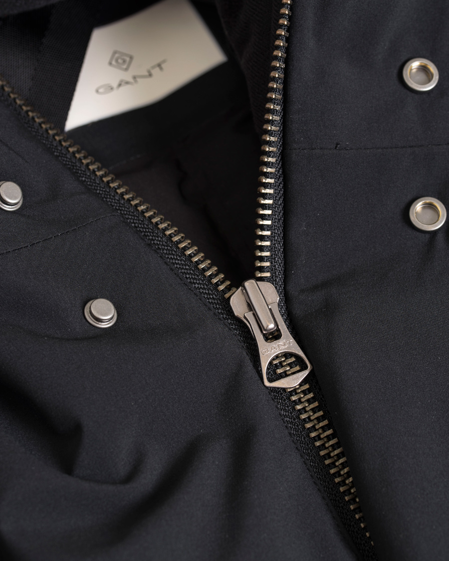 Herr | Jackor | GANT Diamond G | Weav Quilted Down Parka Black