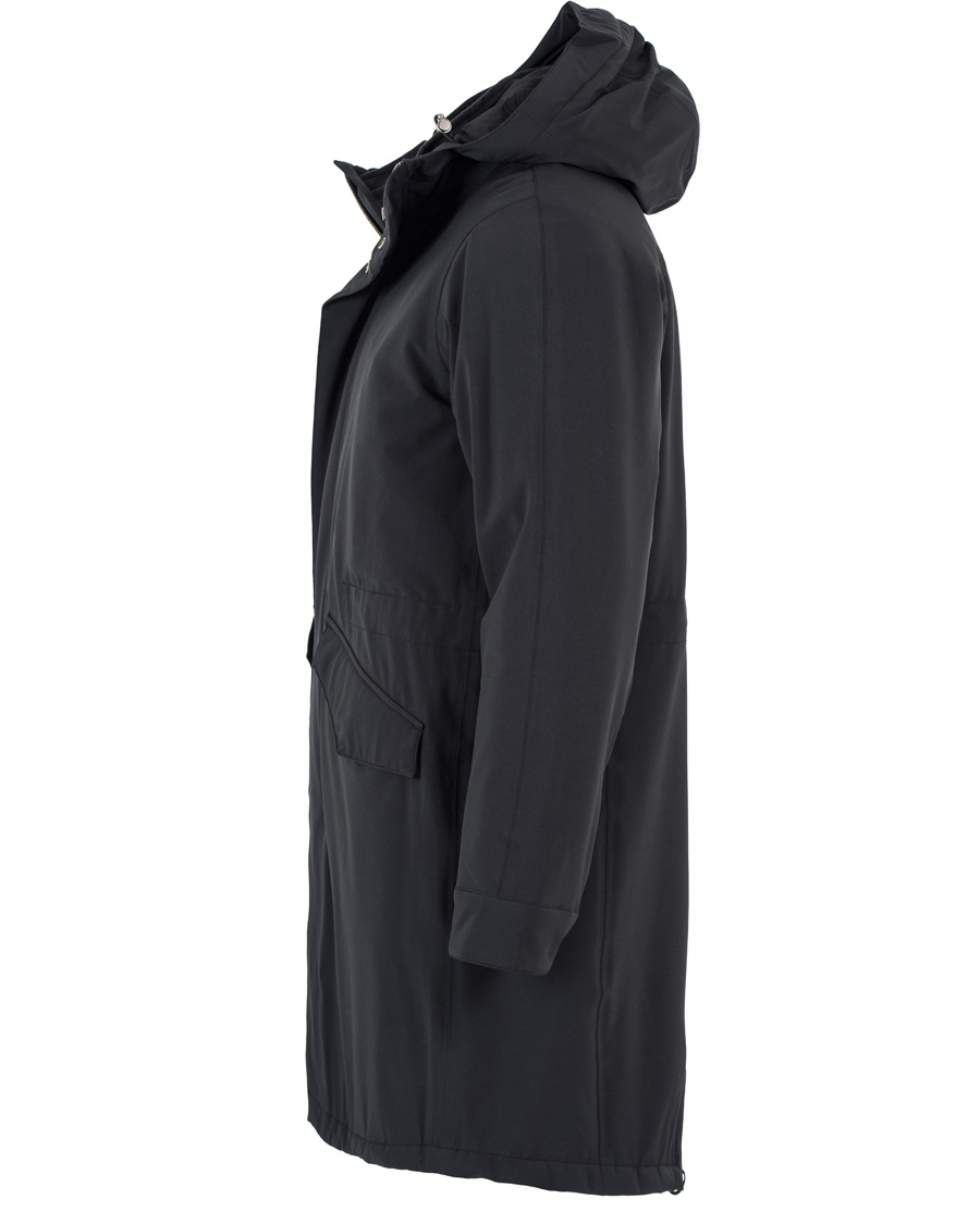 Herr | Jackor | GANT Diamond G | Weav Quilted Down Parka Black