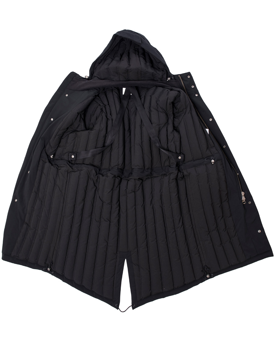 Herr | Jackor | GANT Diamond G | Weav Quilted Down Parka Black