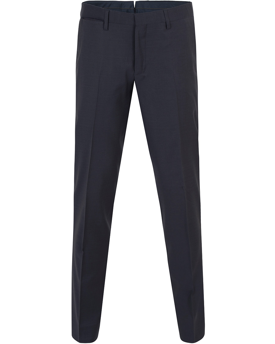 Herr | Byxor | GANT Diamond G | Tailored Slim Travel Pants Ink Blue