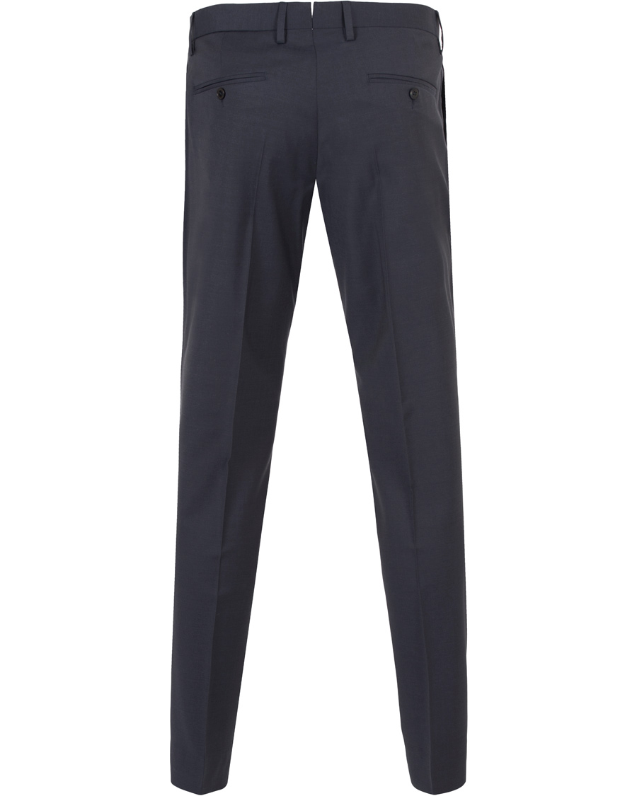 Herr | Byxor | GANT Diamond G | Tailored Slim Travel Pants Ink Blue