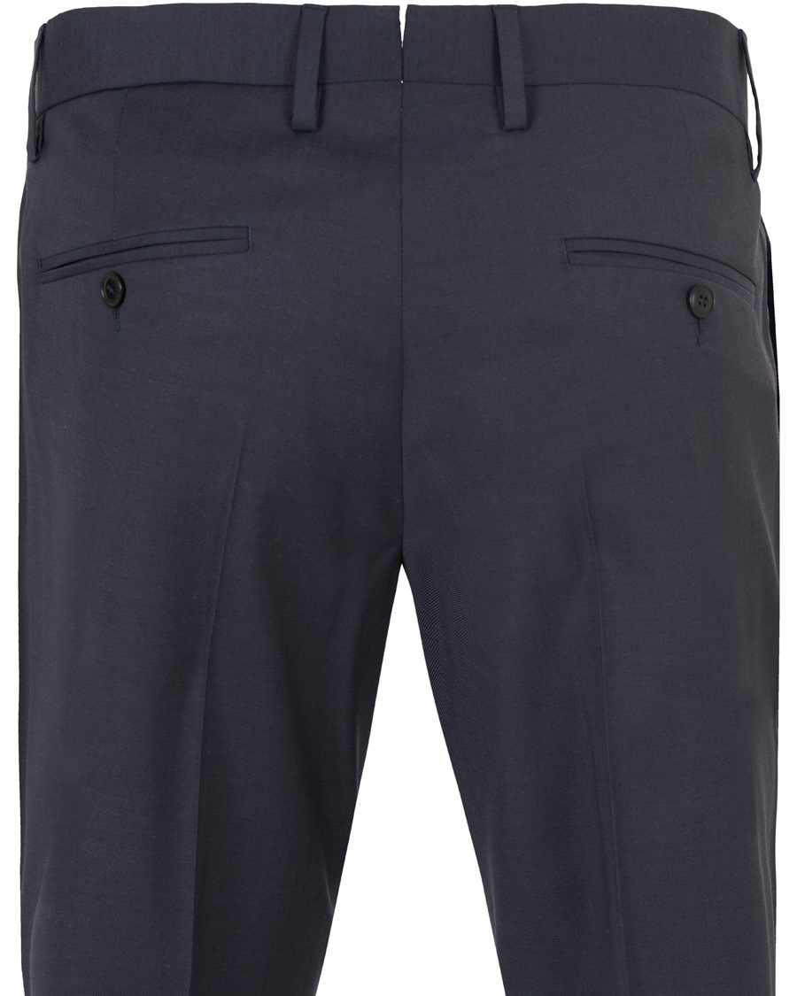 Herr | Byxor | GANT Diamond G | Tailored Slim Travel Pants Ink Blue