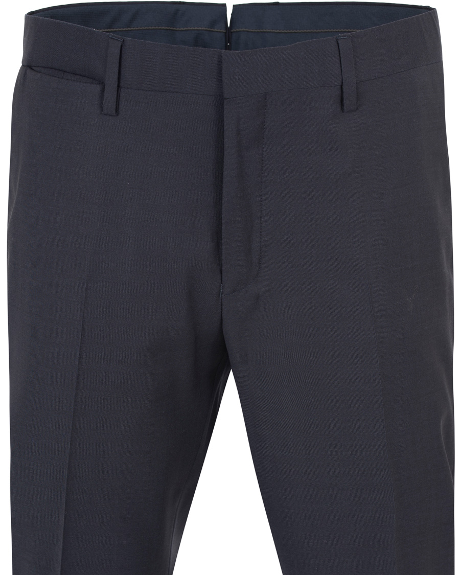 Herr | Byxor | GANT Diamond G | Tailored Slim Travel Pants Ink Blue