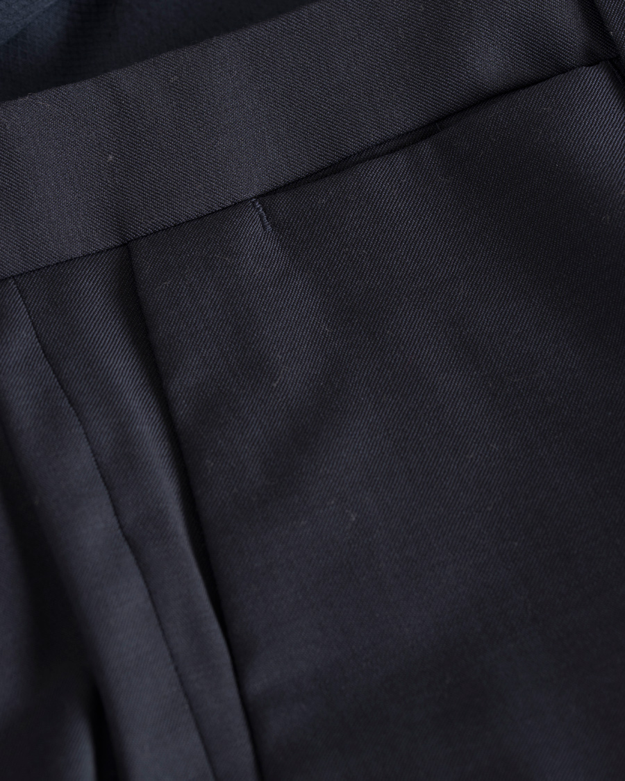 Herr | Byxor | GANT Diamond G | Tailored Slim Travel Pants Ink Blue