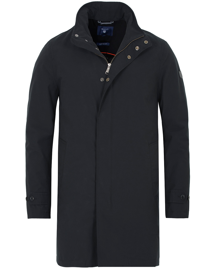 Herr | Jackor | GANT | The Seeter Raincoat Black