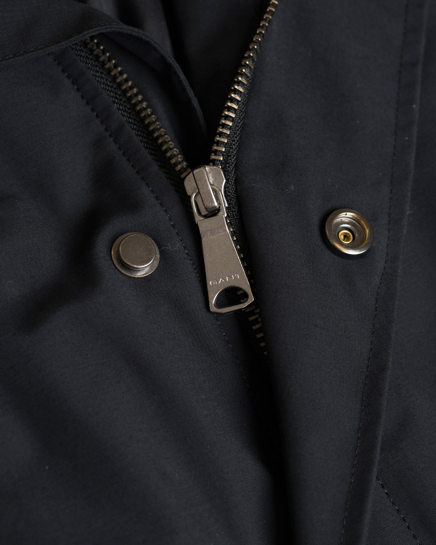 Herr | Jackor | GANT | The Seeter Raincoat Black