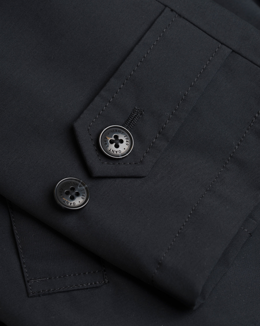 Herr | Jackor | GANT | The Seeter Raincoat Black