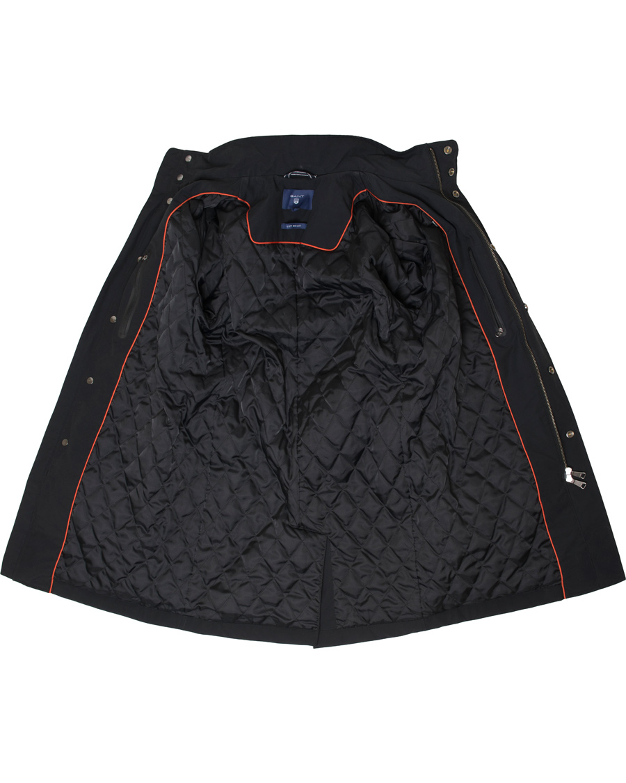 Herr | Jackor | GANT | The Seeter Raincoat Black