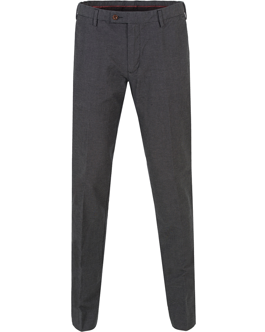 Herr | Byxor | GANT | Tailored Slim Wool Look Slacks Graphite