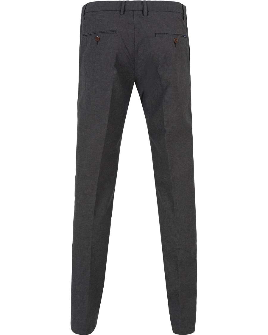 Herr | Byxor | GANT | Tailored Slim Wool Look Slacks Graphite