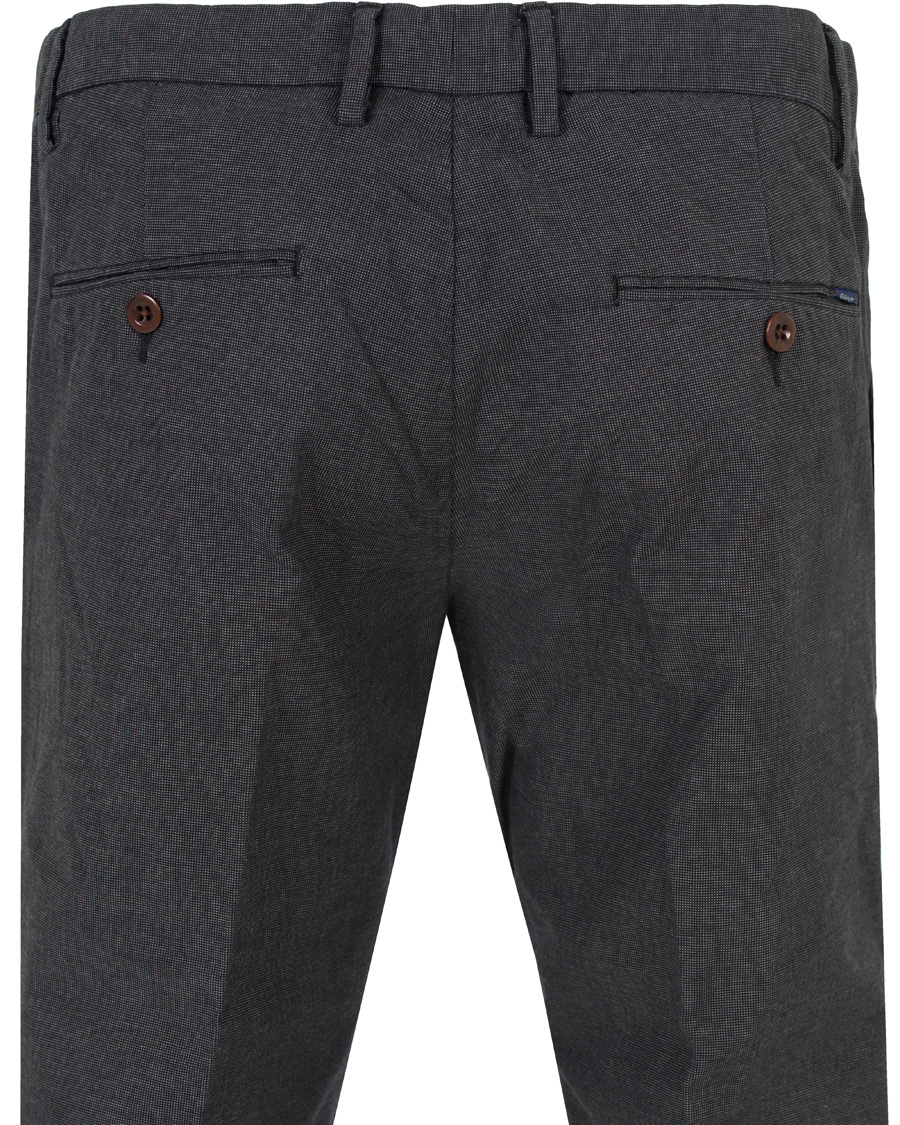 Herr | Byxor | GANT | Tailored Slim Wool Look Slacks Graphite